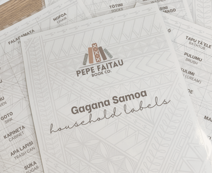 Digital Download - Gagana Samoa Household Labels