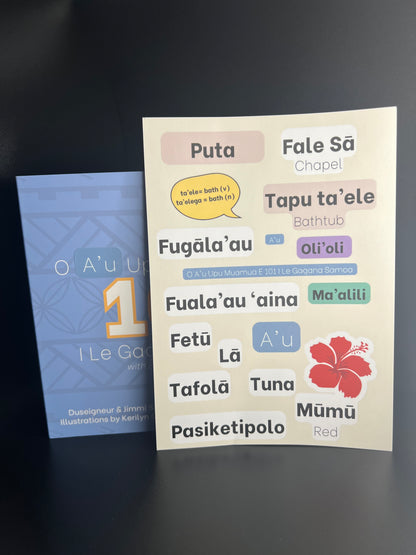 First Edition: My First 101 Samoan Words (O A’u Upu Muamua E 101 I Le Gagana Samoa)