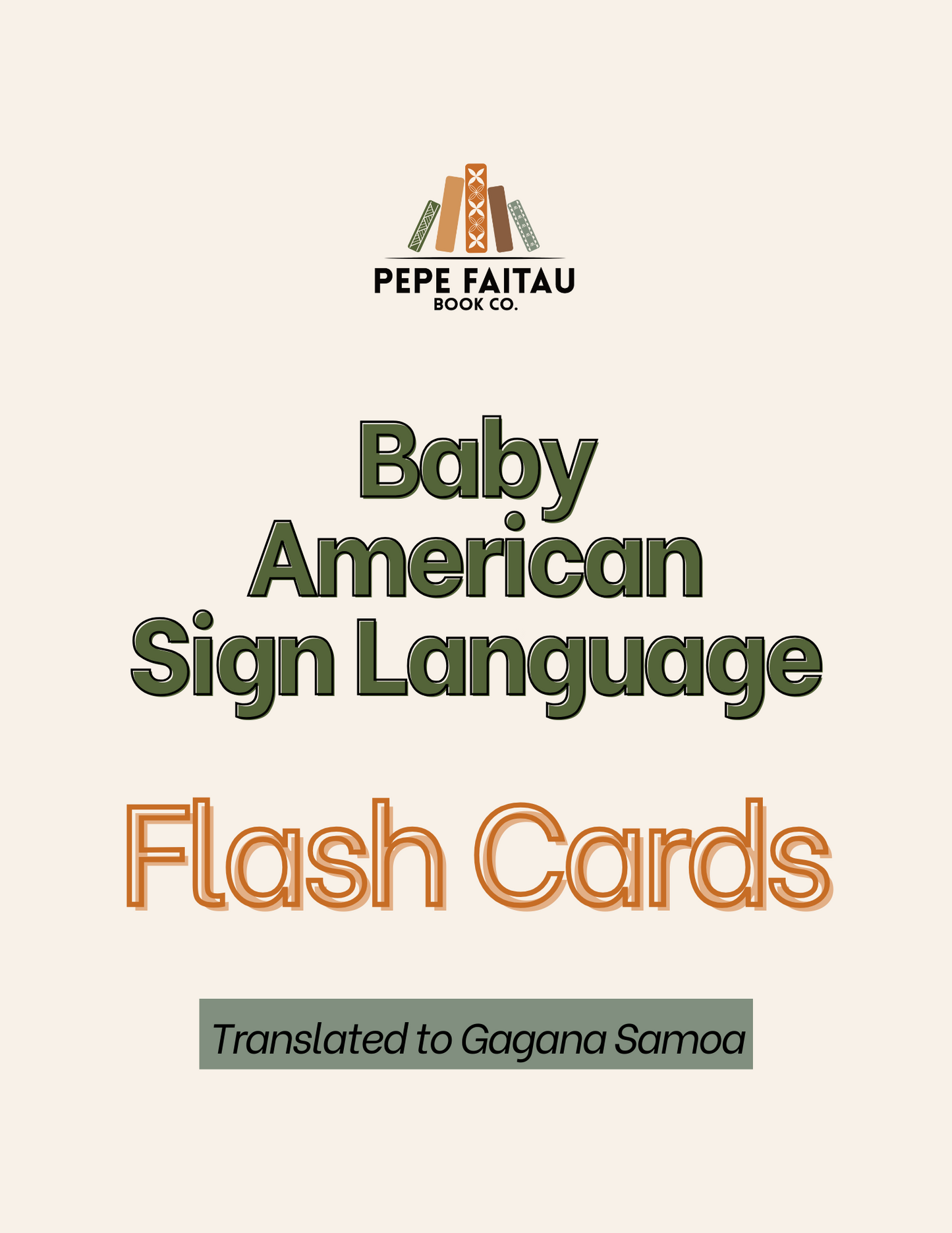 Digital Download - Baby Signs - ASL Flashcards (Translated to the Samoan Language)